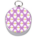 Easter Pastel Egg Silver Compass