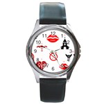 Ten Commandments Round Metal Watch