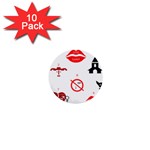 Ten Commandments 1  Mini Button (10 pack) 