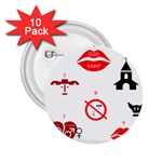 Ten Commandments 2.25  Button (10 pack)