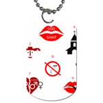 Ten Commandments Dog Tag (One Side)