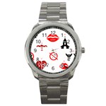 Ten Commandments Sport Metal Watch