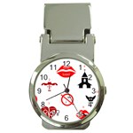 Ten Commandments Money Clip Watch