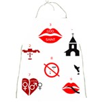 Ten Commandments Full Print Apron