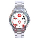 Ten Commandments Stainless Steel Analogue Watch