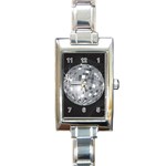 Discoball Rectangle Italian Charm Watch