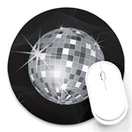 Discoball Round Mousepad