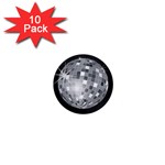 Discoball 1  Mini Button (10 pack) 