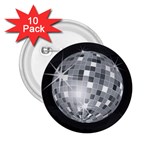 Discoball 2.25  Button (10 pack)