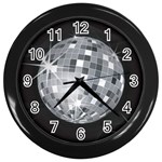 Discoball Wall Clock (Black)