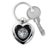 Discoball Key Chain (Heart)