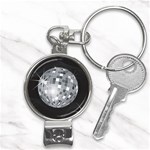 Discoball Nail Clippers Key Chain