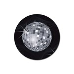 Discoball Rubber Coaster (Round)