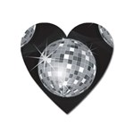 Discoball Magnet (Heart)