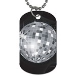 Discoball Dog Tag (One Side)