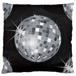 Discoball Large Flano Cushion Case (Two Sides)