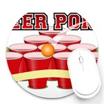 Beer Pong legend Round Mousepad