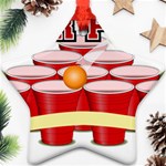 Beer Pong legend Ornament (Star)