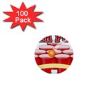 Beer Pong legend 1  Mini Button (100 pack) 