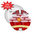 Beer Pong legend 2.25  Button (100 pack)