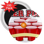 Beer Pong legend 3  Magnet (100 pack)