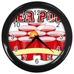 Beer Pong legend Wall Clock (Black)