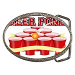 Beer Pong legend Belt Buckle