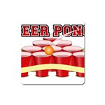 Beer Pong legend Magnet (Square)