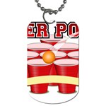 Beer Pong legend Dog Tag (One Side)