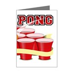 Beer Pong legend Mini Greeting Card