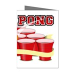 Beer Pong legend Mini Greeting Cards (Pkg of 8)