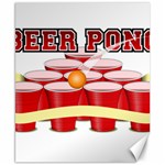 Beer Pong legend Canvas 8  x 10 