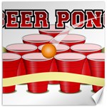 Beer Pong legend Canvas 12  x 12 