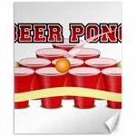 Beer Pong legend Canvas 16  x 20 