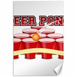 Beer Pong legend Canvas 24  x 36 