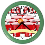 Beer Pong legend Color Wall Clock