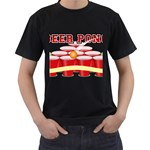 Beer Pong legend Men s T-Shirt (Black)