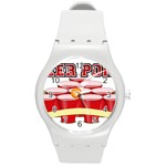 Beer Pong legend Round Plastic Sport Watch (M)