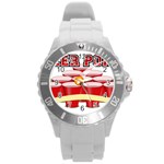 Beer Pong legend Round Plastic Sport Watch (L)