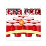 Beer Pong legend Small Satin Scarf (Square)