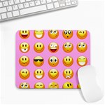 pastel pink Emoji  Small Mousepad