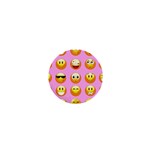 pastel pink Emoji  1  Mini Button