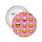 pastel pink Emoji  2.25  Button