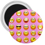 pastel pink Emoji  3  Magnet