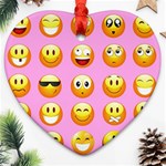 pastel pink Emoji  Ornament (Heart)