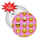 pastel pink Emoji  2.25  Button (10 pack)