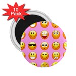 pastel pink Emoji  2.25  Magnet (10 pack)