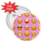 pastel pink Emoji  2.25  Button (100 pack)