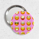 pastel pink Emoji  2.25  Handbag Mirror