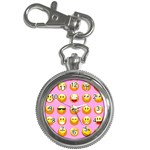 pastel pink Emoji  Key Chain Watch